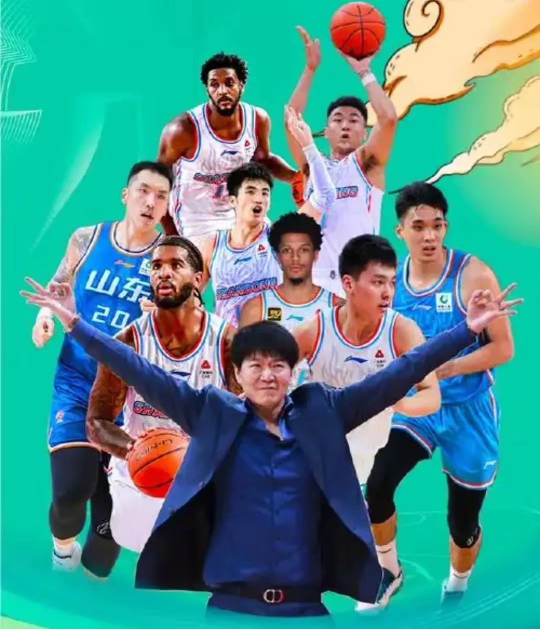 山东男篮爆冷击败天津队，豪夺三连胜的简单介绍