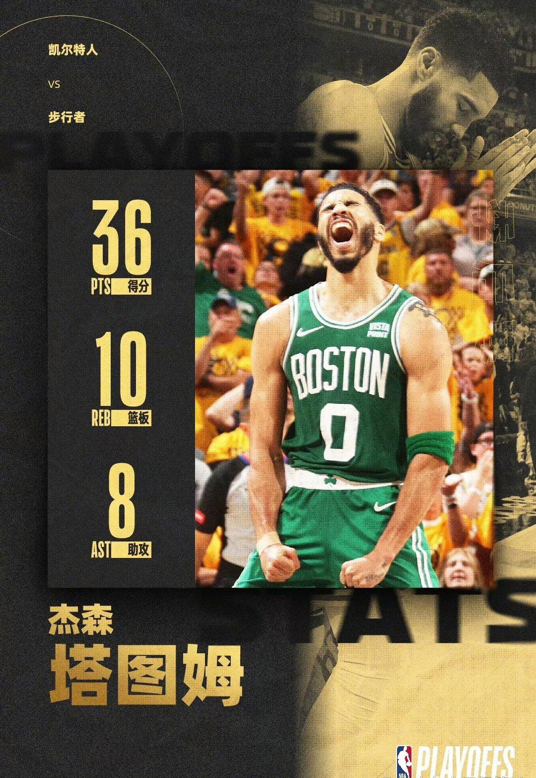 步行者鏖战广州队，塔图姆惊艳四座